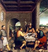 BASSANO, Jacopo Supper at Emmaus oil painting